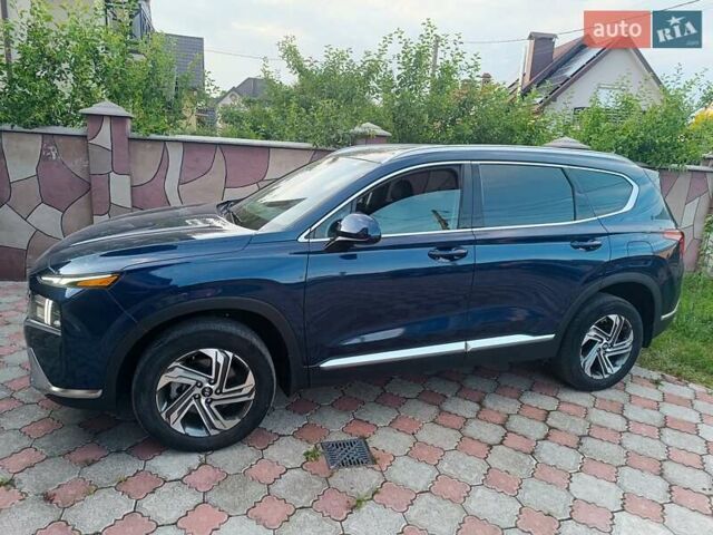 Синий Хендай Санта Фе, объемом двигателя 2.5 л и пробегом 41 тыс. км за 28999 $, фото 2 на Automoto.ua