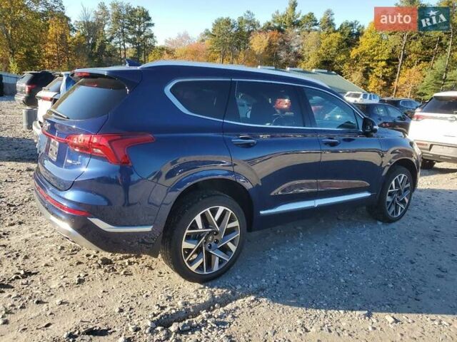 Синий Хендай Санта Фе, объемом двигателя 2.5 л и пробегом 34 тыс. км за 10800 $, фото 2 на Automoto.ua