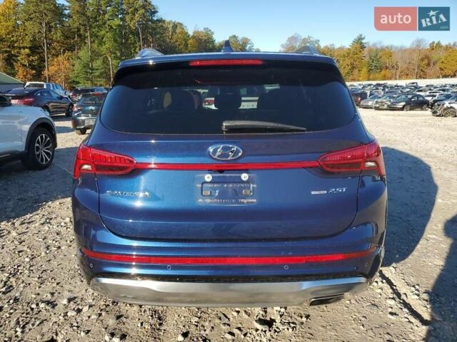Синий Хендай Санта Фе, объемом двигателя 2.5 л и пробегом 34 тыс. км за 10800 $, фото 5 на Automoto.ua