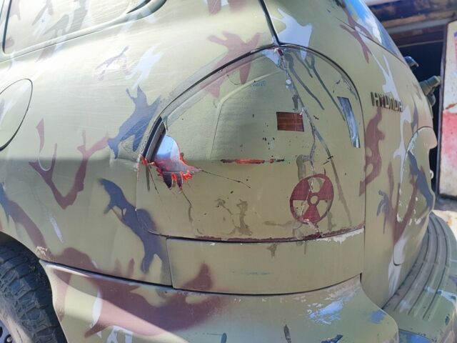 Зеленый Хендай Санта Фе, объемом двигателя 2 л и пробегом 316 тыс. км за 2404 $, фото 1 на Automoto.ua