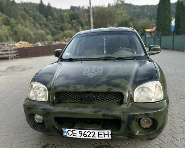 Зеленый Хендай Санта Фе, объемом двигателя 2.35 л и пробегом 223 тыс. км за 4500 $, фото 4 на Automoto.ua