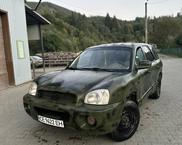 Зеленый Хендай Санта Фе, объемом двигателя 2.35 л и пробегом 223 тыс. км за 4500 $, фото 3 на Automoto.ua