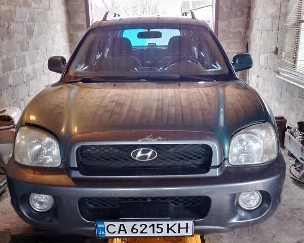 Зеленый Хендай Санта Фе, объемом двигателя 2 л и пробегом 300 тыс. км за 4200 $, фото 6 на Automoto.ua