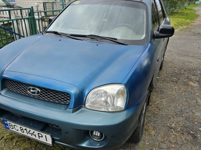 Зеленый Хендай Санта Фе, объемом двигателя 2 л и пробегом 350 тыс. км за 3349 $, фото 13 на Automoto.ua