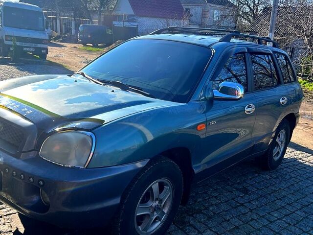 Зелений Хендай Санта Фе, об'ємом двигуна 2 л та пробігом 388 тис. км за 4500 $, фото 1 на Automoto.ua