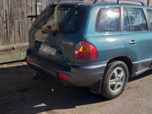 Зеленый Хендай Санта Фе, объемом двигателя 2 л и пробегом 125 тыс. км за 2999 $, фото 1 на Automoto.ua