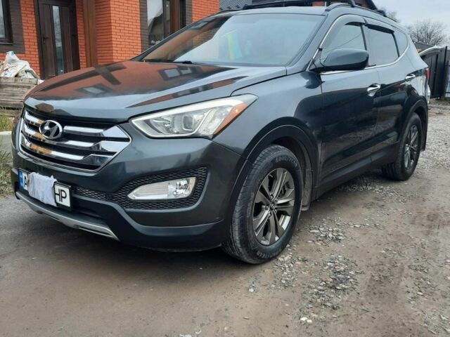 Зеленый Хендай Санта Фе, объемом двигателя 2.4 л и пробегом 132 тыс. км за 14700 $, фото 1 на Automoto.ua