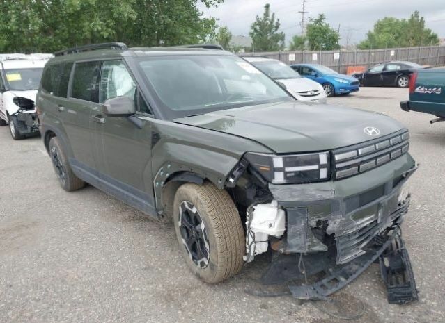 Зеленый Хендай Санта Фе, объемом двигателя 2.5 л и пробегом 46 тыс. км за 25500 $, фото 5 на Automoto.ua