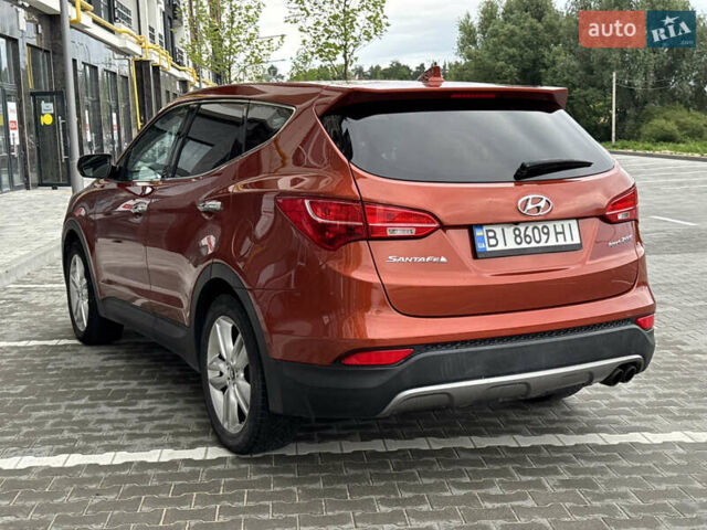 Помаранчевий Хендай Санта Фе, об'ємом двигуна 2 л та пробігом 205 тис. км за 13850 $, фото 5 на Automoto.ua