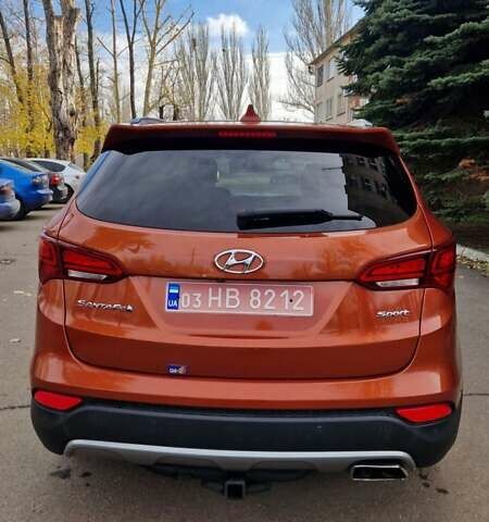 Оранжевый Хендай Санта Фе, объемом двигателя 2.4 л и пробегом 163 тыс. км за 16000 $, фото 7 на Automoto.ua