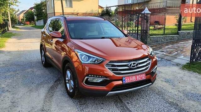 Оранжевый Хендай Санта Фе, объемом двигателя 2.4 л и пробегом 163 тыс. км за 16500 $, фото 2 на Automoto.ua