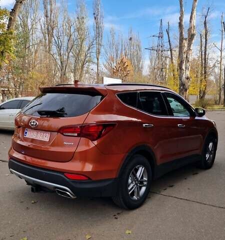 Оранжевый Хендай Санта Фе, объемом двигателя 2.4 л и пробегом 163 тыс. км за 16000 $, фото 6 на Automoto.ua