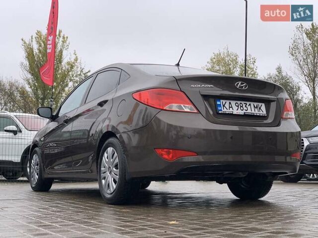 Коричневый Хендай Соларис, объемом двигателя 1.6 л и пробегом 122 тыс. км за 11499 $, фото 20 на Automoto.ua