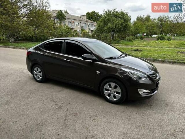Коричневий Хендай Соларіс, об'ємом двигуна 1.59 л та пробігом 94 тис. км за 9700 $, фото 2 на Automoto.ua