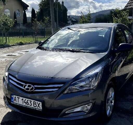 Серый Хендай Соларис, объемом двигателя 1.4 л и пробегом 38 тыс. км за 12500 $, фото 1 на Automoto.ua