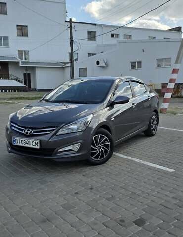 Сірий Хендай Соларіс, об'ємом двигуна 1.4 л та пробігом 95 тис. км за 10500 $, фото 1 на Automoto.ua