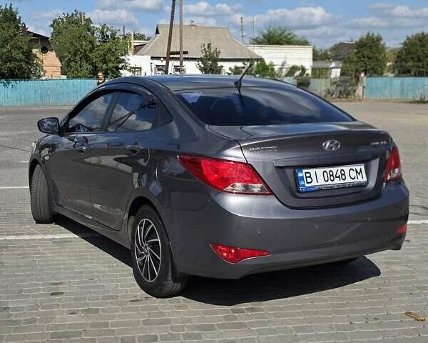 Сірий Хендай Соларіс, об'ємом двигуна 1.4 л та пробігом 95 тис. км за 10500 $, фото 6 на Automoto.ua
