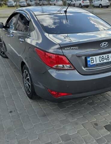 Сірий Хендай Соларіс, об'ємом двигуна 1.4 л та пробігом 95 тис. км за 10500 $, фото 25 на Automoto.ua
