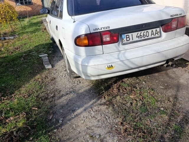 Белый Хендай Соната, объемом двигателя 0 л и пробегом 350 тыс. км за 496 $, фото 1 на Automoto.ua