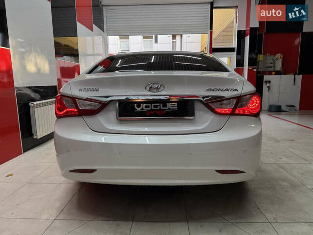 Белый Хендай Соната, объемом двигателя 2.4 л и пробегом 140 тыс. км за 9500 $, фото 4 на Automoto.ua