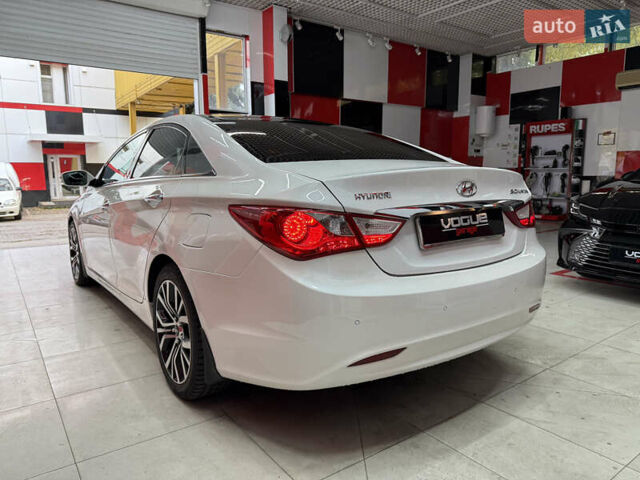 Белый Хендай Соната, объемом двигателя 2.4 л и пробегом 140 тыс. км за 9500 $, фото 5 на Automoto.ua