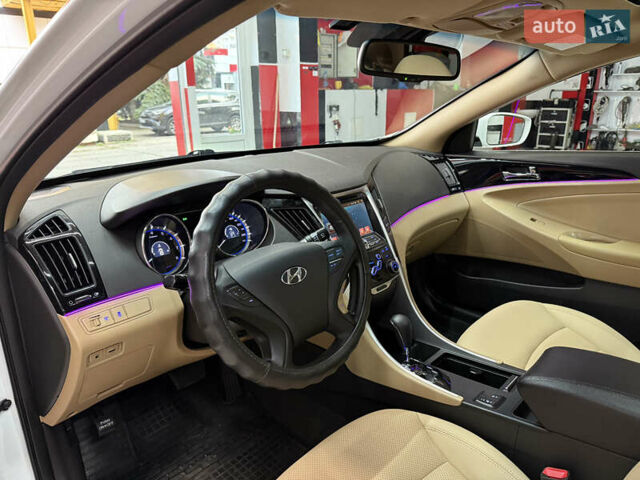 Белый Хендай Соната, объемом двигателя 2.4 л и пробегом 140 тыс. км за 9500 $, фото 7 на Automoto.ua