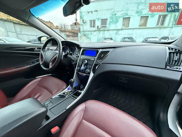 Белый Хендай Соната, объемом двигателя 2.36 л и пробегом 230 тыс. км за 9850 $, фото 21 на Automoto.ua