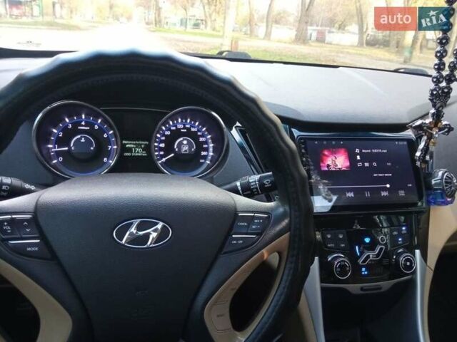 Белый Хендай Соната, объемом двигателя 2.4 л и пробегом 218 тыс. км за 6800 $, фото 7 на Automoto.ua