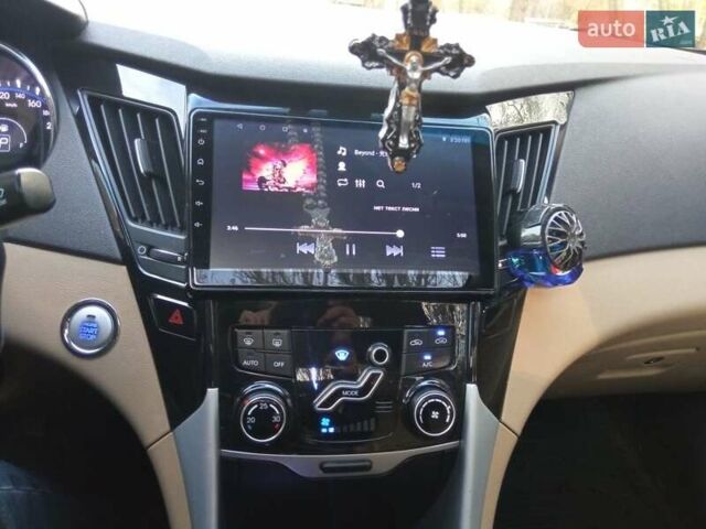 Белый Хендай Соната, объемом двигателя 2.4 л и пробегом 218 тыс. км за 6800 $, фото 8 на Automoto.ua