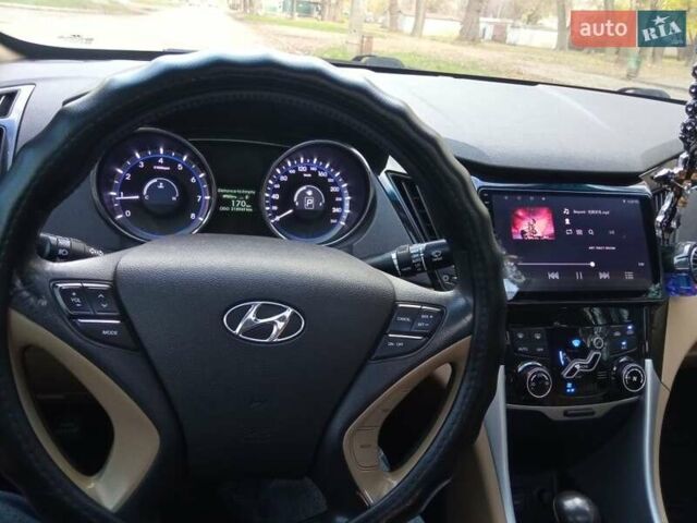 Белый Хендай Соната, объемом двигателя 2.4 л и пробегом 218 тыс. км за 6800 $, фото 9 на Automoto.ua