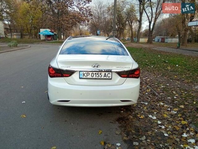 Белый Хендай Соната, объемом двигателя 2.4 л и пробегом 218 тыс. км за 6800 $, фото 6 на Automoto.ua