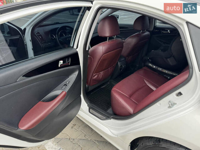 Белый Хендай Соната, объемом двигателя 2.36 л и пробегом 98 тыс. км за 12200 $, фото 17 на Automoto.ua