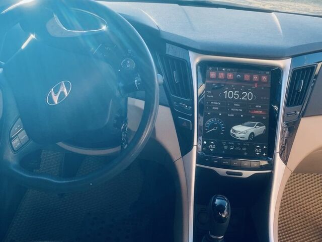 Белый Хендай Соната, объемом двигателя 2.4 л и пробегом 160 тыс. км за 9500 $, фото 5 на Automoto.ua