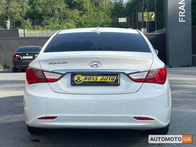 Белый Хендай Соната, объемом двигателя 2.4 л и пробегом 212 тыс. км за 10200 $, фото 4 на Automoto.ua