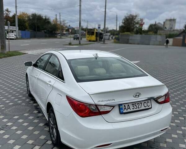 Белый Хендай Соната, объемом двигателя 2.36 л и пробегом 100 тыс. км за 9700 $, фото 1 на Automoto.ua