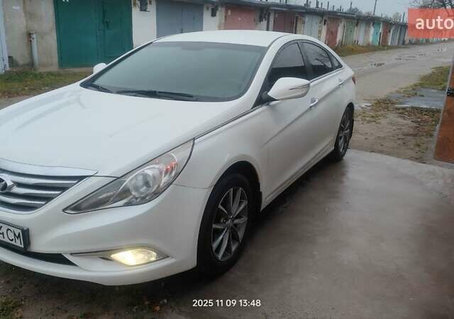 Белый Хендай Соната, объемом двигателя 2 л и пробегом 208 тыс. км за 8500 $, фото 12 на Automoto.ua