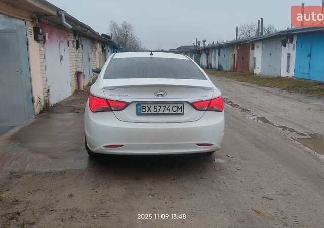 Белый Хендай Соната, объемом двигателя 2 л и пробегом 208 тыс. км за 8500 $, фото 1 на Automoto.ua