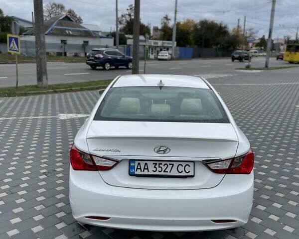 Белый Хендай Соната, объемом двигателя 2.36 л и пробегом 100 тыс. км за 9700 $, фото 6 на Automoto.ua