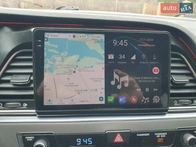 Белый Хендай Соната, объемом двигателя 2.36 л и пробегом 235 тыс. км за 11000 $, фото 14 на Automoto.ua