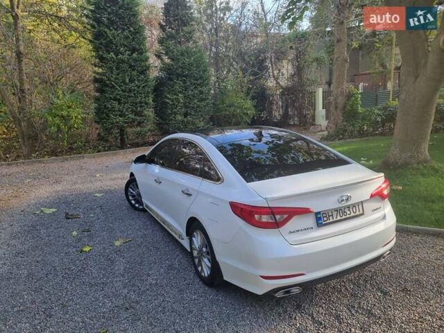 Хендай Соната 2014 в Одессе на Automoto.ua Белый Хендай Соната, объемом двигателя 2.4 л и пробегом 199 тыс. км за 10999 $, фото 5 на Automoto.ua
