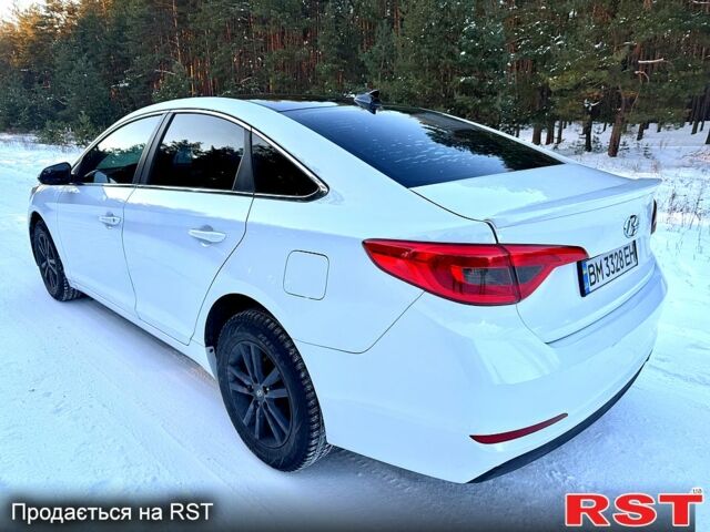 Белый Хендай Соната, объемом двигателя 2.4 л и пробегом 18500 тыс. км за 8950 $, фото 6 на Automoto.ua