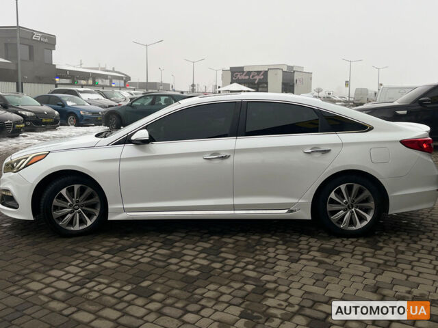 Белый Хендай Соната, объемом двигателя 2.4 л и пробегом 193 тыс. км за 11500 $, фото 3 на Automoto.ua