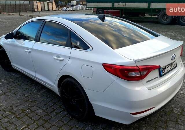 Белый Хендай Соната, объемом двигателя 2.4 л и пробегом 189 тыс. км за 8900 $, фото 5 на Automoto.ua