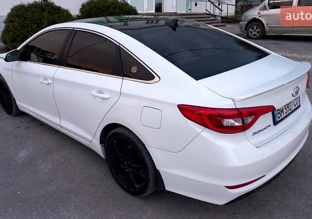 Белый Хендай Соната, объемом двигателя 2.4 л и пробегом 189 тыс. км за 8900 $, фото 22 на Automoto.ua