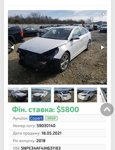 Белый Хендай Соната, объемом двигателя 2.36 л и пробегом 83 тыс. км за 13500 $, фото 21 на Automoto.ua