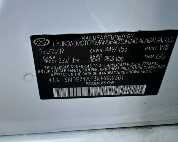 Білий Хендай Соната, об'ємом двигуна 2.5 л та пробігом 62 тис. км за 14500 $, фото 16 на Automoto.ua