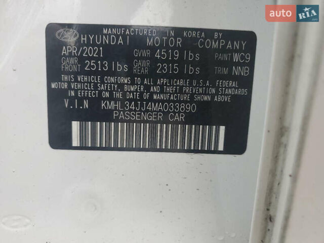 Білий Хендай Соната, об'ємом двигуна 2.5 л та пробігом 35 тис. км за 18000 $, фото 10 на Automoto.ua
