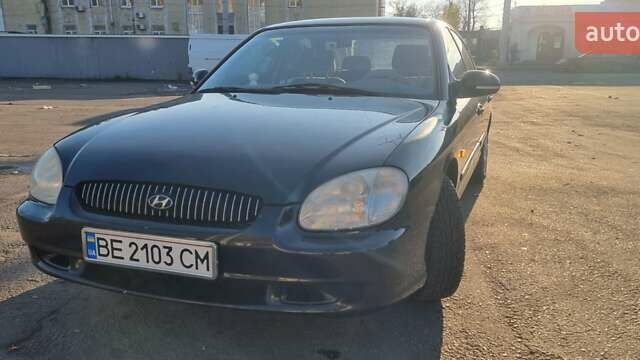 Черный Хендай Соната, объемом двигателя 2 л и пробегом 241 тыс. км за 2600 $, фото 6 на Automoto.ua