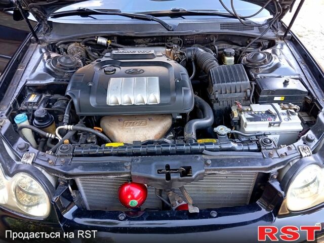 Черный Хендай Соната, объемом двигателя 2 л и пробегом 370 тыс. км за 4300 $, фото 4 на Automoto.ua