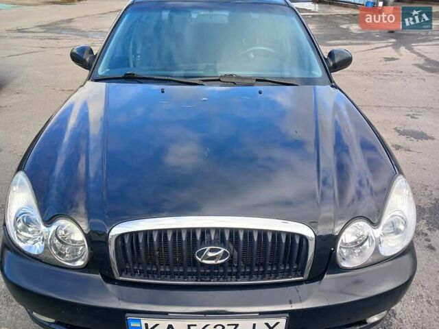 Черный Хендай Соната, объемом двигателя 2 л и пробегом 345 тыс. км за 2900 $, фото 13 на Automoto.ua